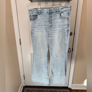 American Eagle Super High-Waisted Flare Jeans